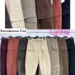 Spodnie Damskie wloskie _size uni_ paczka 6szt_ mix kolor 5975017