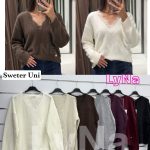 Swetry Damskie wloskie _size uni_ paczka 6szt_ mix kolor 5975156