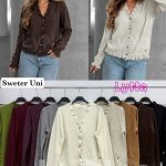 Swetry Damskie wloskie _size uni_ paczka 6szt_ mix kolor 5975158
