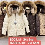 Kurtki Damskie  Size m-3xl_ paczka 5szt_1kolor 8314188