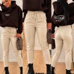Spodnie skórzane Damskie _size S-XL_ paczka 12szt_ 8314205