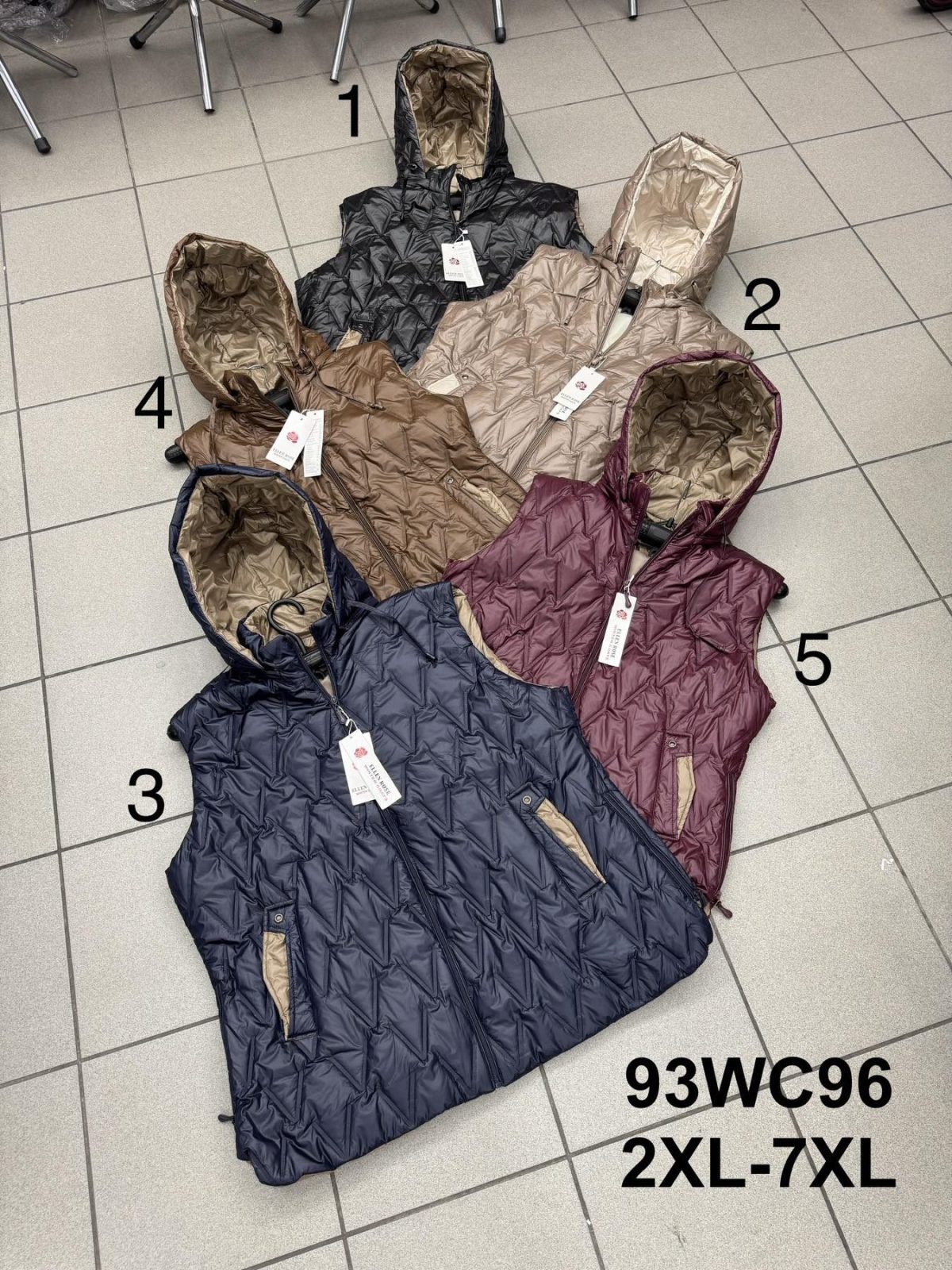 Kamizelki Damskie Size 2xl-7xl_ paczka 6szt_1kolor 8314341