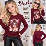 Bluzka DZIECIĘCA size 4-14 lat_ paczka 6szt _1 kolor 2904668