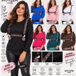 Bluzki DAMSKATURECKA_size uni_paczka 6 szt_mixkolor 2904675