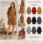 Sukienki DAMSKATURECKA_size s-xl_paczka 9 szt_mixkolor 2562283