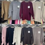 Swetry Damskie wloskie _size uni_ paczka 6szt_ mix kolor 2562287