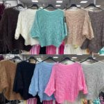 Swetry Damskie wloskie _size uni_ paczka 6szt_ mix kolor 2562290