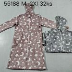 Szlafrok DAMSKATURECKA_size m-2xl_paczka 12 szt_mixkolor 2562302