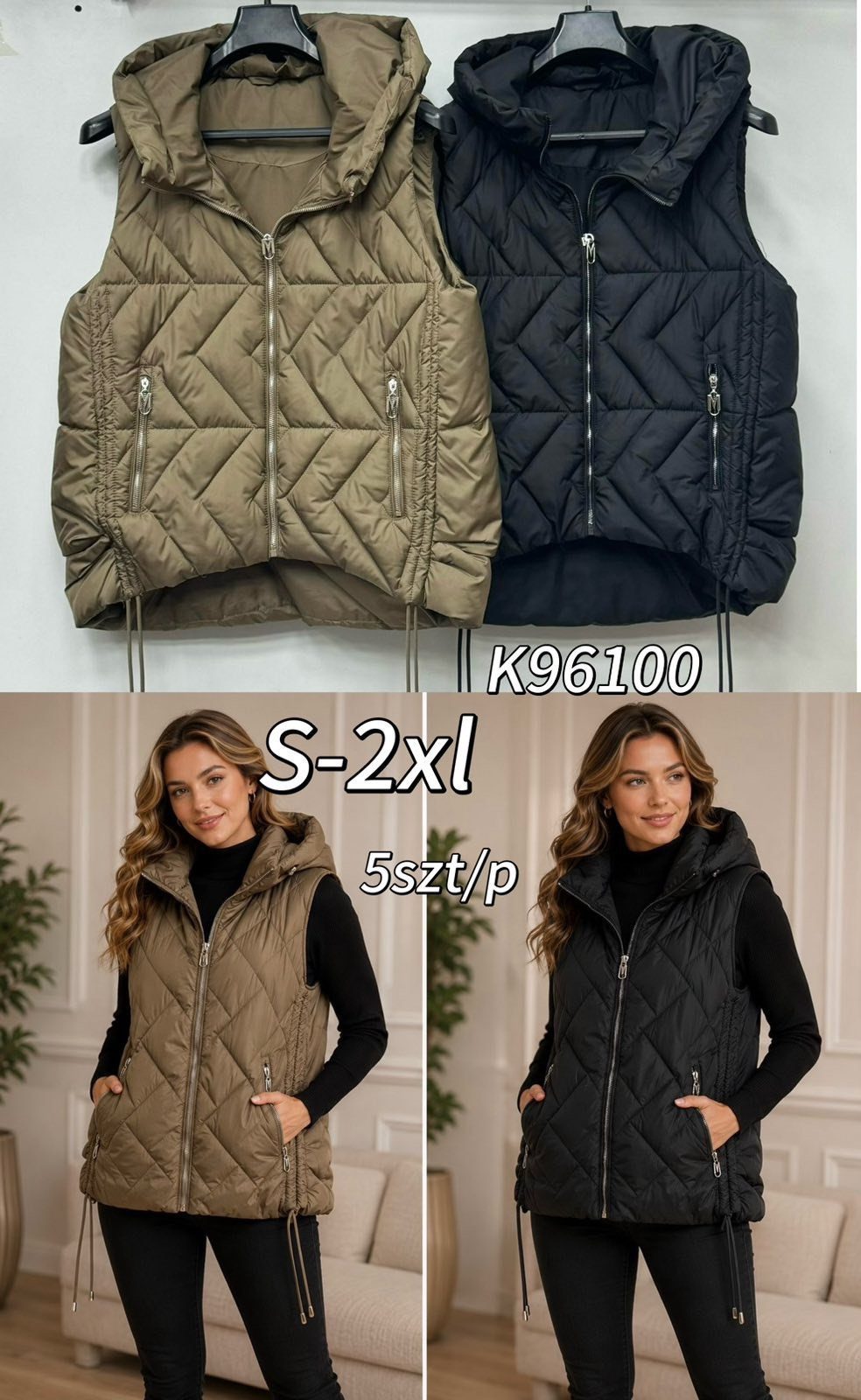 Kamizelki Damskie Size s-2xl_ paczka 5szt_1kolor 2898573