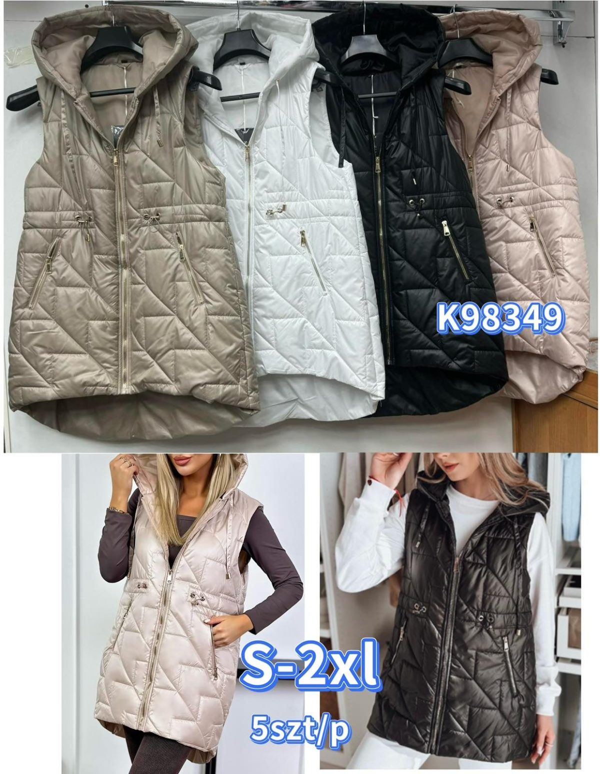 Kamizelki Damskie Size s-2xl_ paczka 5szt_1kolor 2898574
