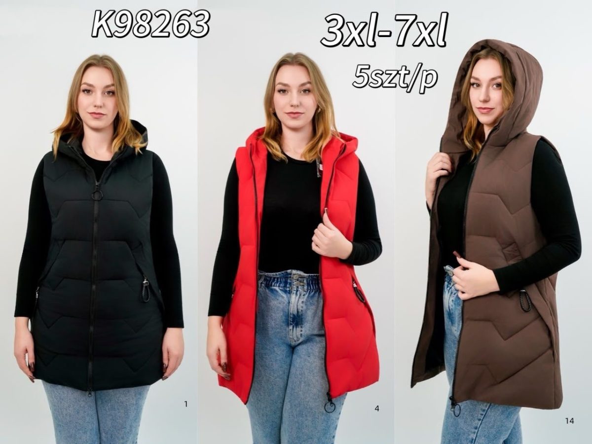 Kamizelki Damskie Size 3xl-7xl_ paczka 5szt_1kolor 2898579