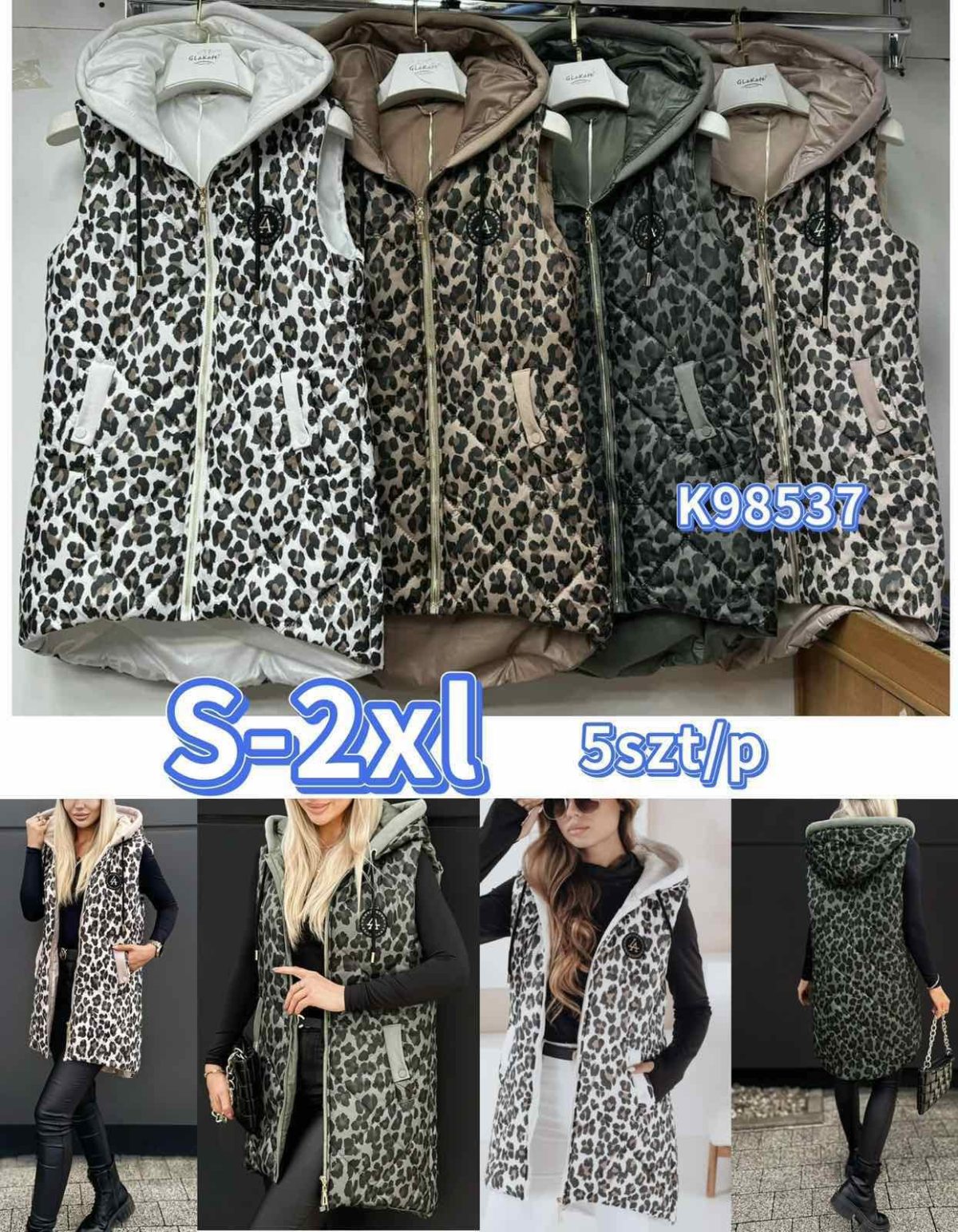 Kamizelki Damskie Size s-2xl_ paczka 5szt_1kolor 2898582