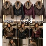 Kurtki skórzane Damskie  Size s-2xl_ paczka 5szt_1kolor 2898627
