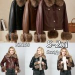 Kurtki skórzane Damskie Size s-2xl_ paczka 5szt_1kolor 2898635