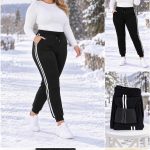 Spodnie Damskie _size 3-8xl_ paczka 12szt_ 1 kolor 2898642