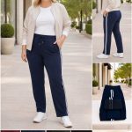Spodnie Damskie _size 3-8xl_ paczka 12szt_ mix kolor 2898643