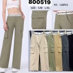Spodnie Damskie _size s-xl_ paczka 12szt_ mix kolor 2898653
