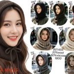 Czapki Damskie_ paczka 12szt _mix kolor 2898506