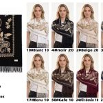 Szaliki Damskie_ paczka 12 szt _mix kolor 2898679