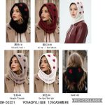 Czapki Damskie_ paczka 12szt _mix kolor 2898689