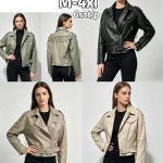 Kurtki skórzane Damskie  Size m-4xl_ paczka 5szt_1kolor 6124368