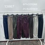 Spodnie Damskie wloskie _size uni_ paczka 6szt_ mix kolor 6124374