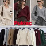 Swetry Damskie wloskie _size uni_ paczka 6szt_ mix kolor 6124390