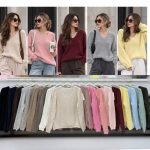 Swetry Damskie wloskie _size uni_ paczka 6szt_ mix kolor 6124391