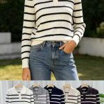 Swetry Damskie wloskie _size uni_ paczka 8szt_ mix kolor 6124399
