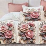 Komplet pościeli 5D “” MILANO “” 100% satyna – bawełna _ 4 Częściowy Rozmiar : 200/220cm 6124433