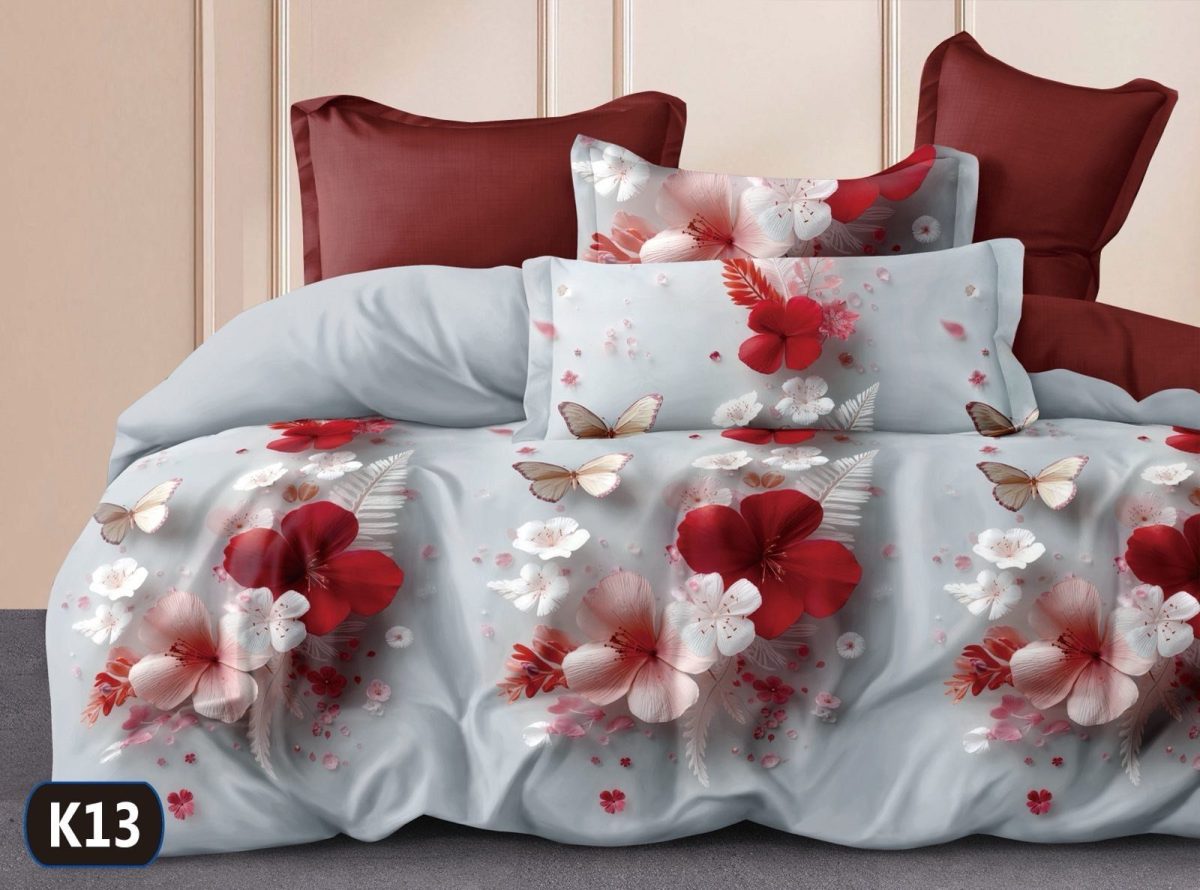 Komplet pościeli 5D “” MILANO “” 100% satyna - bawełna _ 4 Częściowy Rozmiar : 200/220cm 6124436