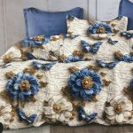 Komplet pościeli 5D “” MILANO “” 100% satyna – bawełna _ 4 Częściowy Rozmiar : 200/220cm 6124439