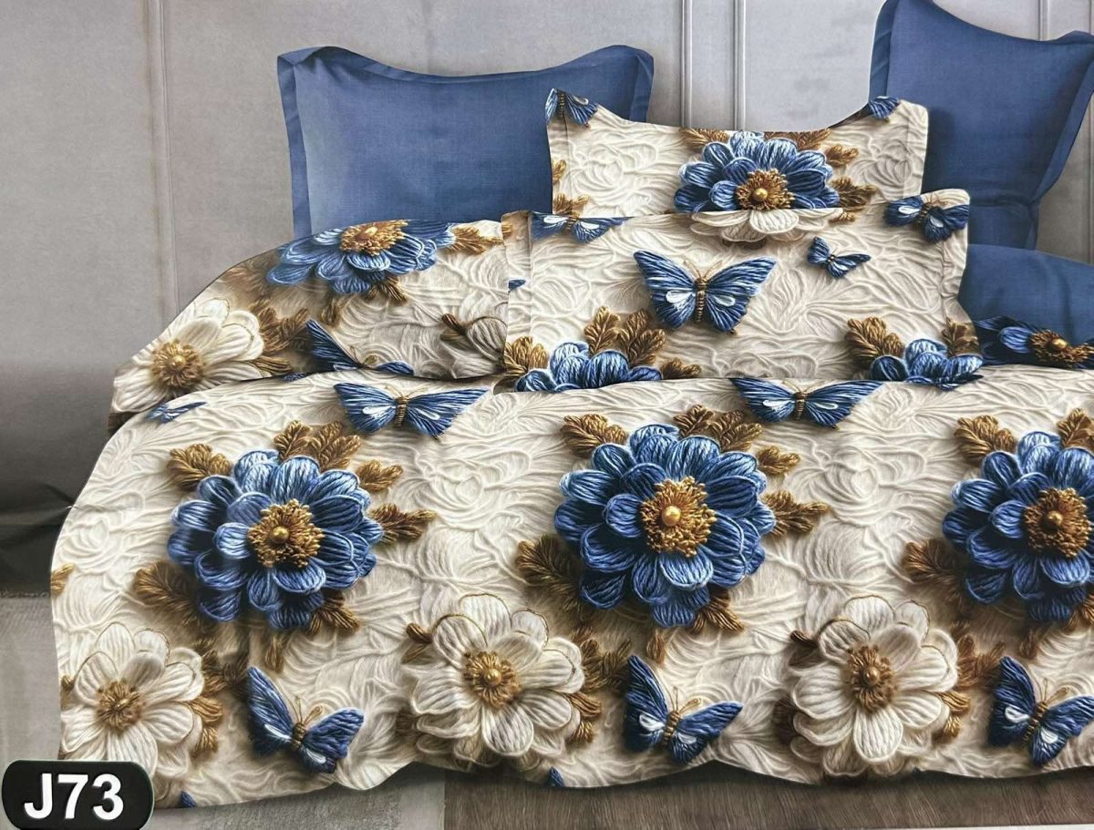 Komplet pościeli 5D “” MILANO “” 100% satyna - bawełna _ 4 Częściowy Rozmiar : 200/220cm 6124439