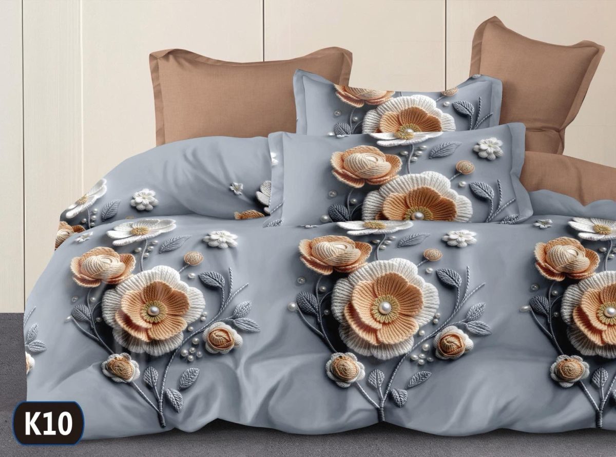Komplet pościeli 5D “” MILANO “” 100% satyna - bawełna _ 4 Częściowy Rozmiar : 200/220cm 6124442