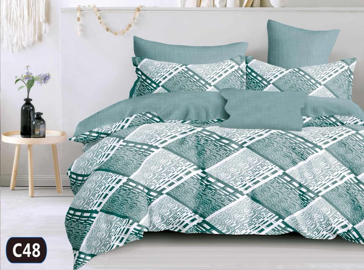 Komplet pościeli 5D “” MILANO “” 100% satyna - bawełna _ 4 Częściowy Rozmiar : 200/220cm 6124445