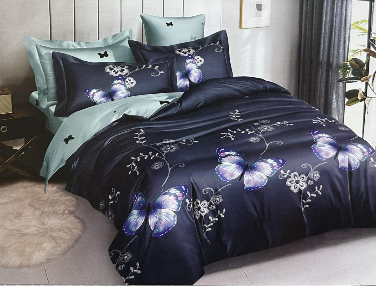 Komplet pościeli 5D “” MILANO “” 100% satyna - bawełna _ 4 Częściowy Rozmiar : 200/220cm 6124451