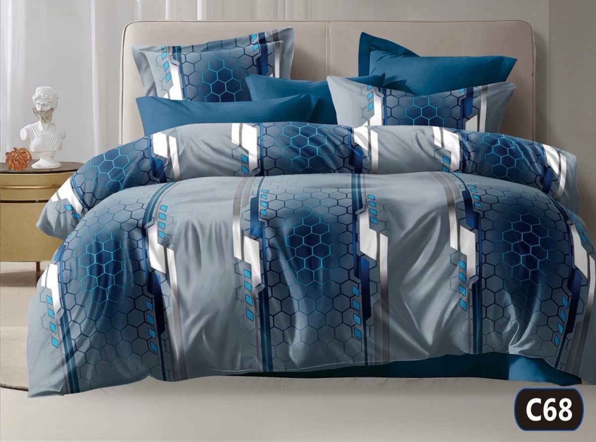 Komplet pościeli 5D “” MILANO “” 100% satyna - bawełna _ 4 Częściowy Rozmiar : 200/220cm 6124453
