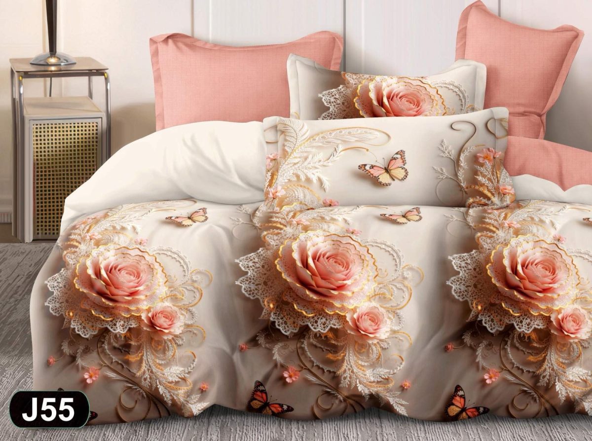 Komplet pościeli 5D “” MILANO “” 100% satyna - bawełna _ 4 Częściowy Rozmiar : 200/220cm 6124457