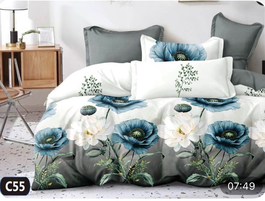 Komplet pościeli 5D “” MILANO “” 100% satyna - bawełna _ 4 Częściowy Rozmiar : 200/220cm 6124467