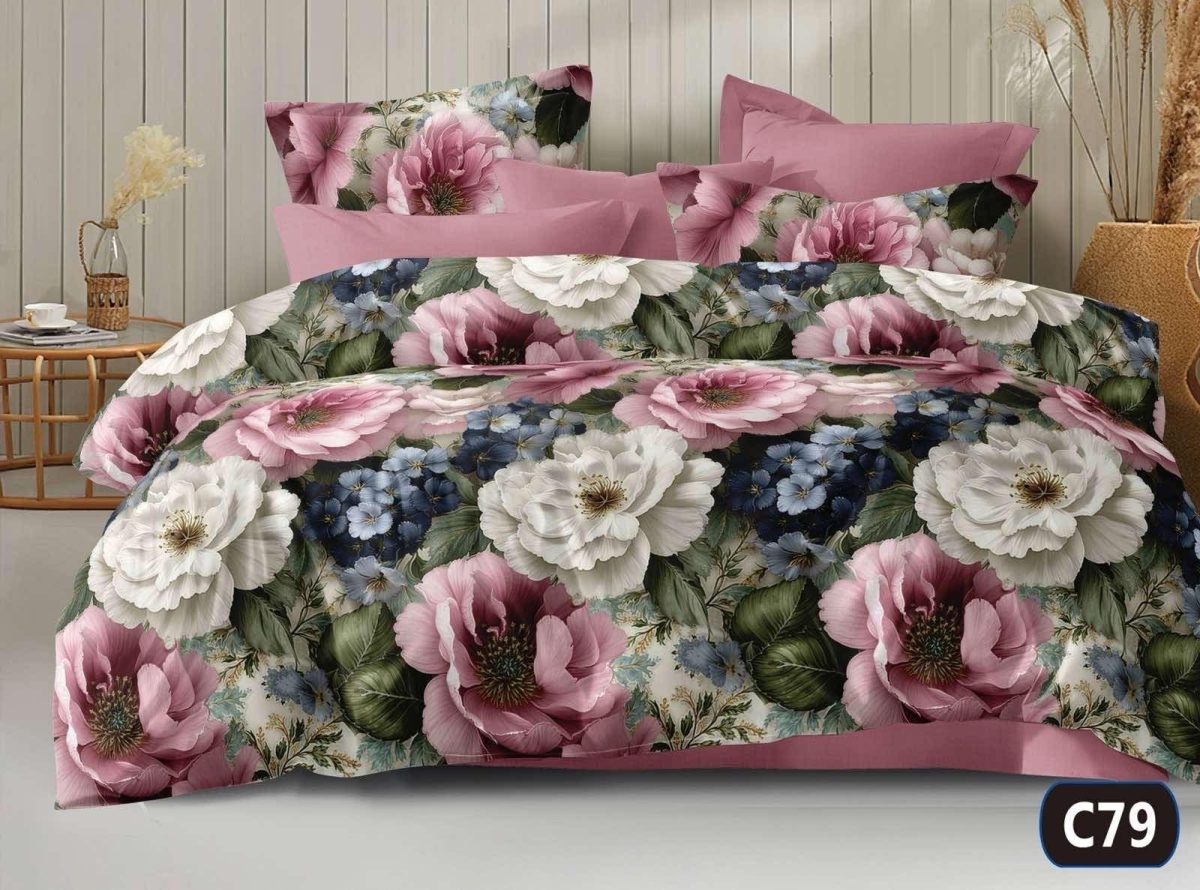 Komplet pościeli 5D “” MILANO “” 100% satyna - bawełna _ 4 Częściowy Rozmiar : 200/220cm 6124468