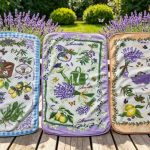 Ścierki z mikrofibra   “”LAWENDA “” Rozmiar : 40/60cm_Paczka : 12szt / mix wżoru 6124476