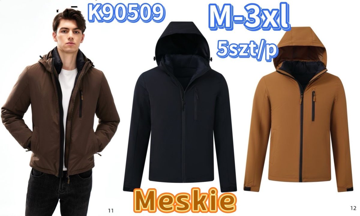 Kurtki MĘSKA_ Size m-3xl_ paczka 5szt_1kolor 6124480