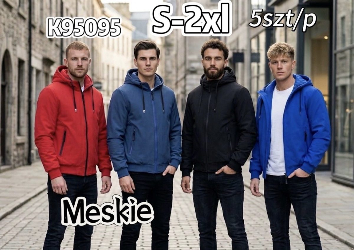 Kurtki MĘSKA_ Size s-2xl_ paczka 5szt_1kolor 6124496