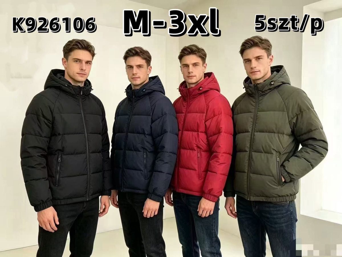 Kurtki MĘSKA_ Size m-3xl_ paczka 5szt_1kolor 6124508