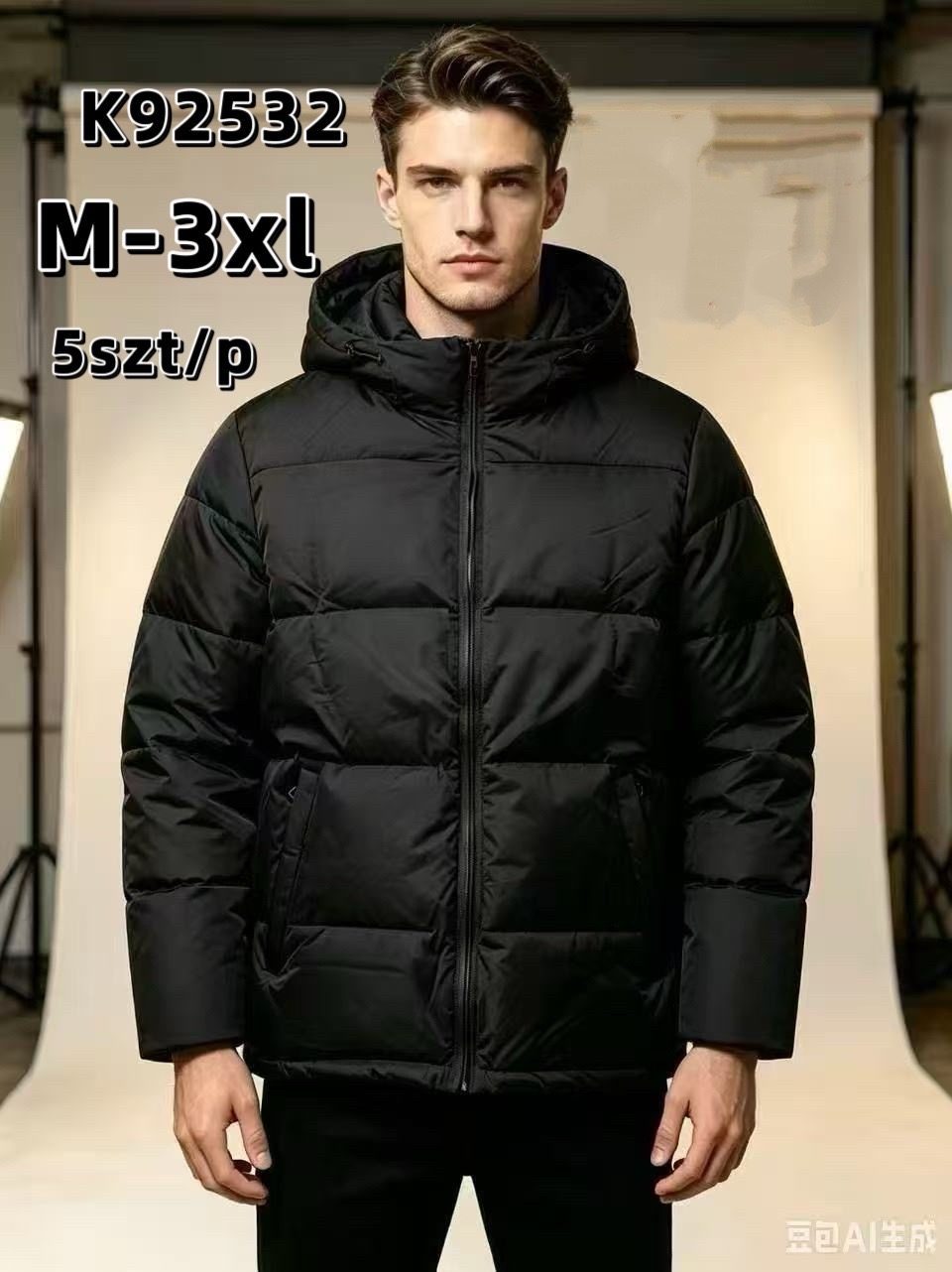Kurtki MĘSKA_ Size m-3xl_ paczka 5szt_1kolor 6124510