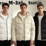 Kurtki MĘSKA_ Size m-3xl_ paczka 5szt_1kolor 6124515