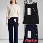 Spodnie Damskie _size 2-6xl_ paczka 12szt_ mix kolor 2751863