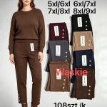 Spodnie Damskie _size 5-9xl_ paczka 12szt_ mix kolor 2751866