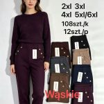 Spodnie Damskie _size 2-6xl_ paczka 12szt_ mix kolor 2751871