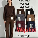 Spodnie Damskie _size 2-6xl_ paczka 12szt_ mix kolor 4582038